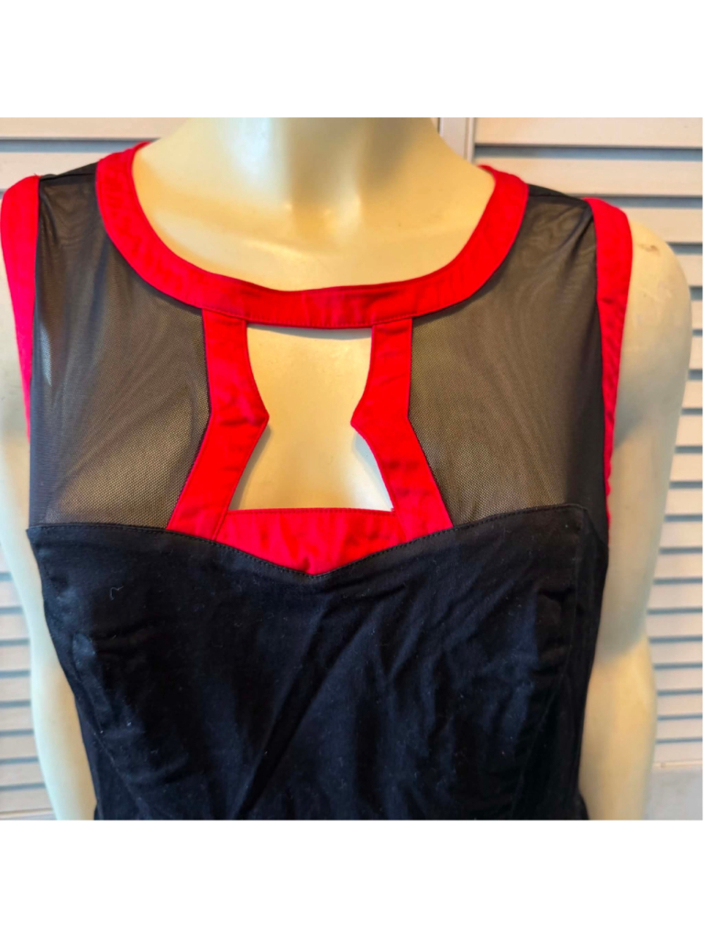 Women's Her Universe Disney Parks Collection Midi Dress Black Red - Picture 6 of 11